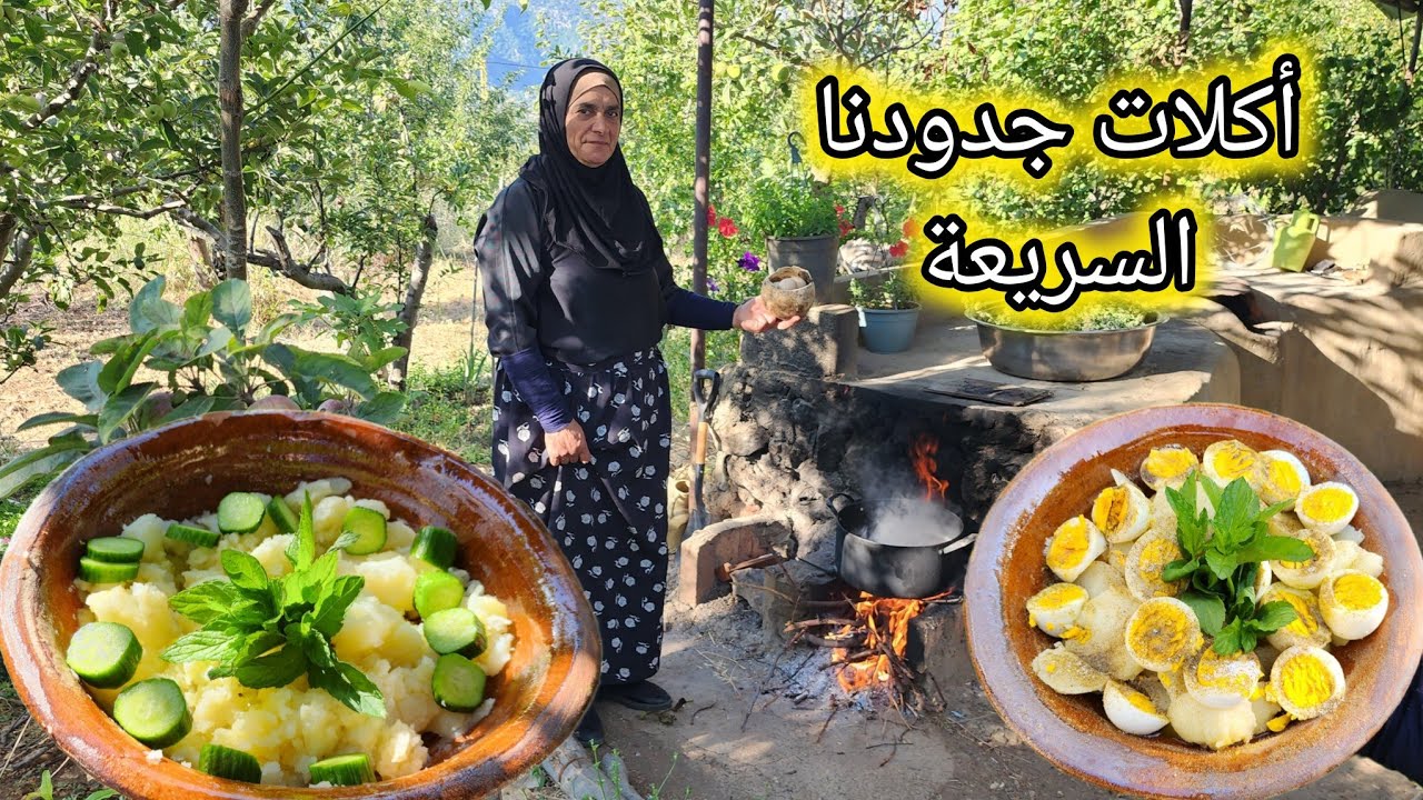 أكلات جدودنا صحية وسهلة وسريعة🔥وصفة البيض والسُّكر لإدرار حليب الأُم❤️🇱🇧