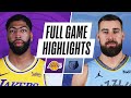 LOS ANGELES LAKERS at MEMPHIS GRIZZLIES | FULL GAME HIGHLIGHTS | JANUARY 5, 2021