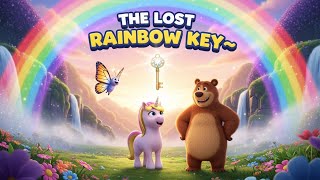 The Lost Rainbow Key 🌈🦄 | Friendship & Teamwork