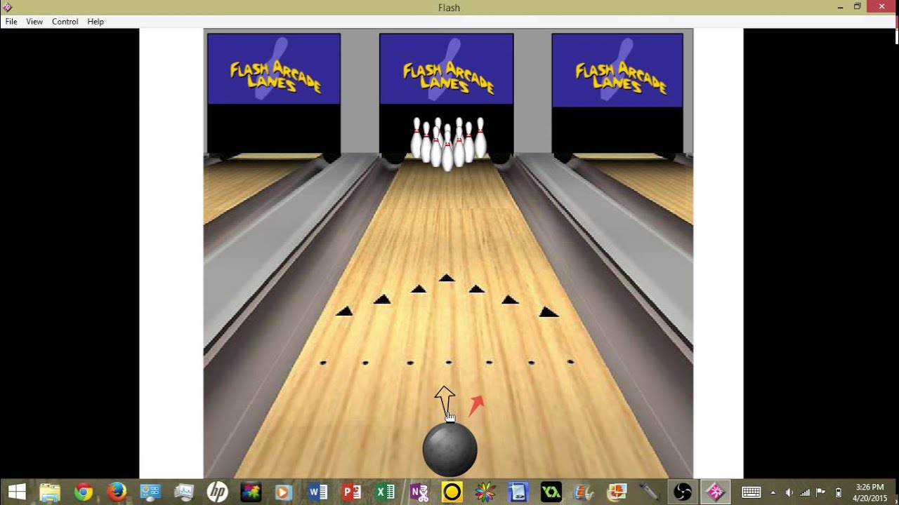 Flash Bowling Arcade Gameplay