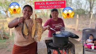 MARIBEL Prepara FRIJOLES BLANCOS Con PESCADO SECO Con Salsa Al ESTILO JABALÍ😱😱