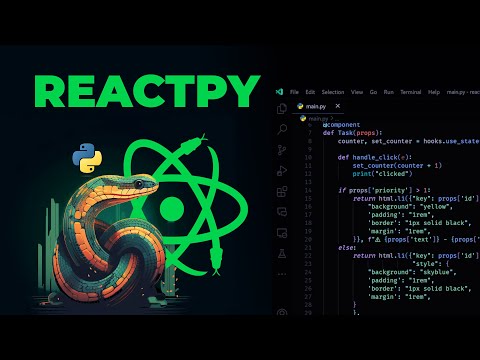 ReactPy Tutorial - Aplicaciones Frontend creadas con Python