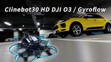GEPRC Cinebot30 DJI O3 Gyroflow test with Porsche Macan Orbit