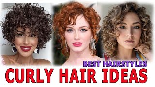 50 Beautiful Curly Hairstyles & Curly Hair Ideas for 2024.Curly Bob Haircut for 2024.