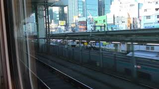 E5系新幹線 U30編成 なすの256号 東京行き 上野駅から終点東京駅間