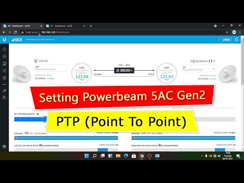 Cara Setting Powerbeam 5AC Gen2 sebagai AP PTP dan Station Point To Point