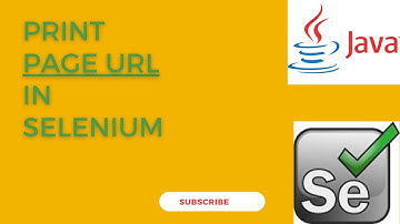 Print page URL in Selenium | Java