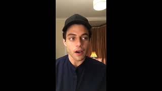 Rami Malek Live Broadcast (COMPLETE)