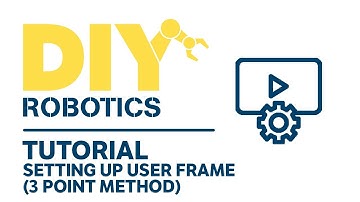 DIY - Tutorial - Setting up User frame (3 point method) using a Teach Pendant from a FANUC robot.