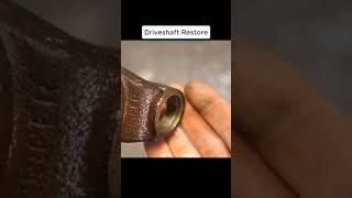 Old Rusty Driveshaft Restoration