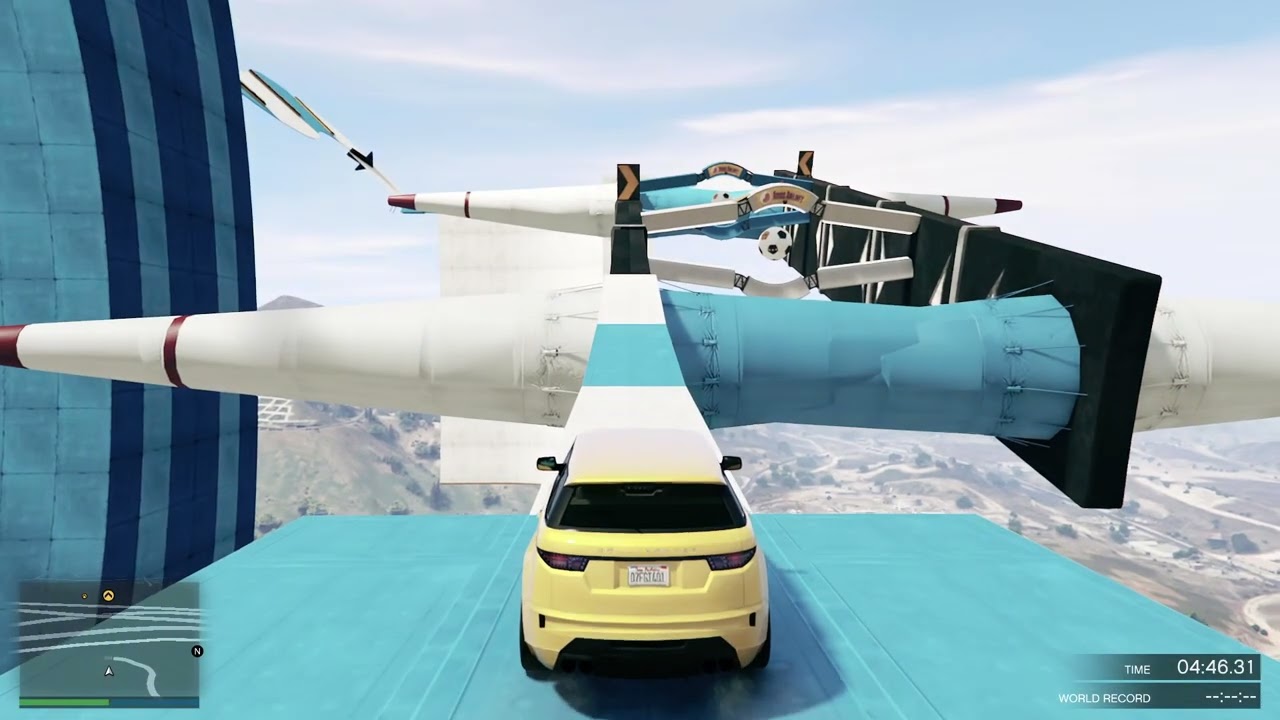 GTA 5 ONLINE PARKOUR BALLER ST CAR GAMEPLAY NO COMMENTARY