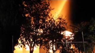 Massive Fire In Modesto, California