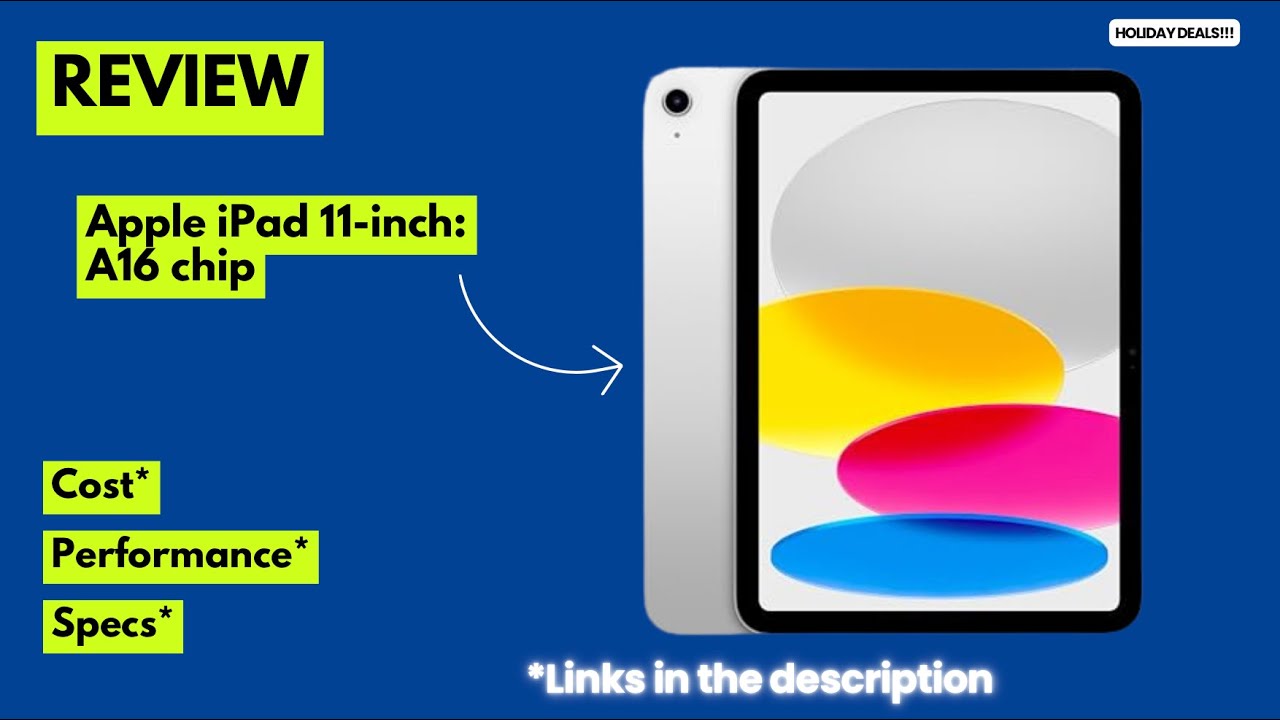 Обзор Apple iPad 11 дюймов 🔥 Чип A16, дисплей Liquid Retina, 128 ГБ, Touch ID | Лучший планшет 20...