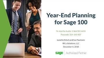 Sage 100 Payroll Year-end Processing