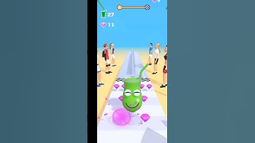 Amusing game 2025 --JUICE RUN 2025 Level 2. Gameplay work through Android #games #shorts #treanding