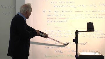 Bell-EPR Experiments Part 2 (Lecture 8) - Anthony Leggett 2011