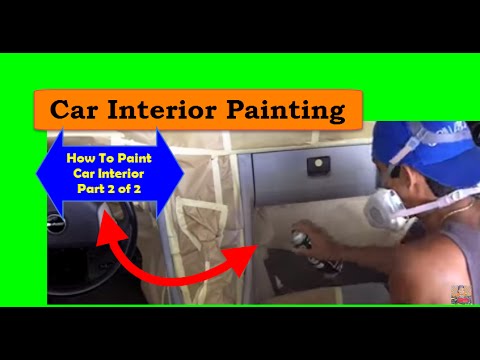 How To Paint Car Interior - Car Interior Painting - Video 2/2