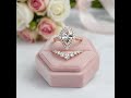 Elegant Rose Gold 2.2 Carat Halo Pear Cut Bridal Ring Set- Affordable From Black Diamonds- New York