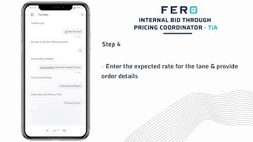 Internal Bid through Pricing Coordinator TiA - Fero.Ai