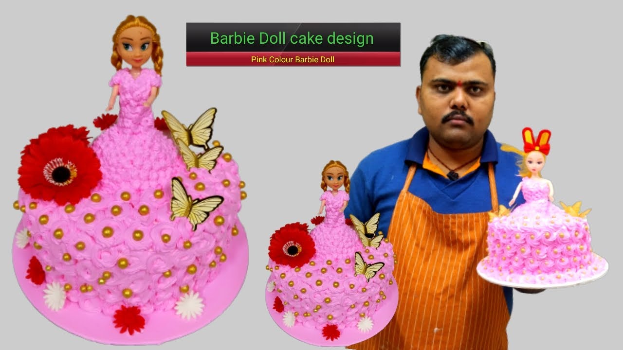 Amazing Barbie Doll Cake Decoration Pink Doll Cake Decorating