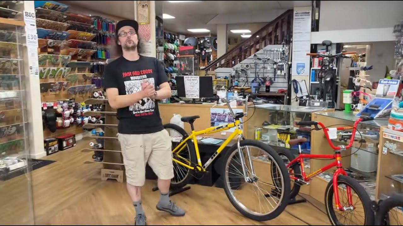 Alans BMX: Shop Walk Through with New Products August 2022 - YouTube