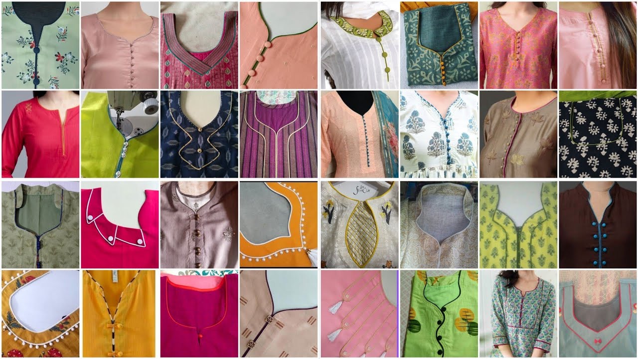 Most Viral Neck Design Ideas with Piping For Kurti/Blouse 2025