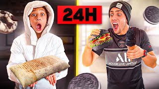 ON MANGE NOIR VS BLANC PENDANT 24H ! ( Avec ma soeur)