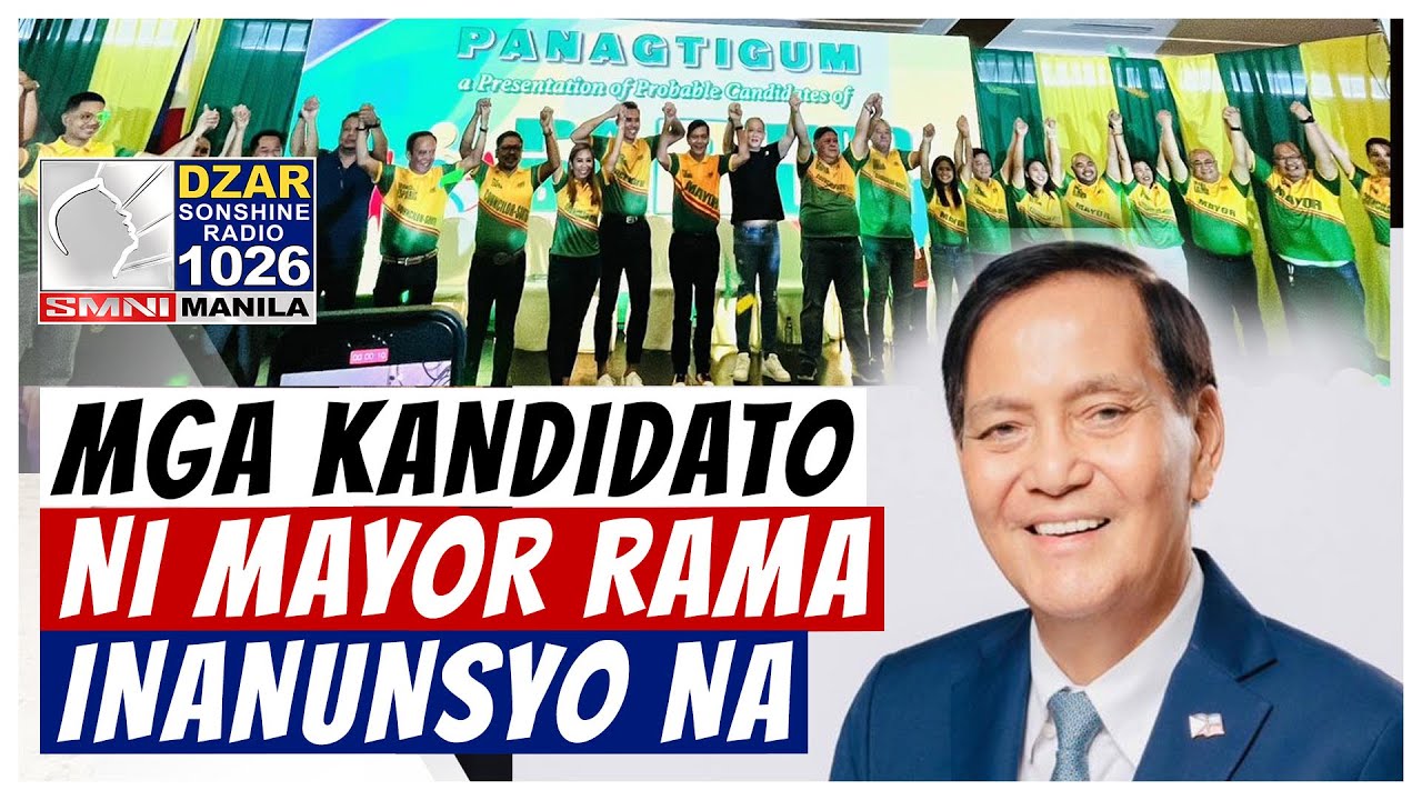 Partido Barug Team Rama, inanunsyo na ang mga kandidato sa ilalim ng ...