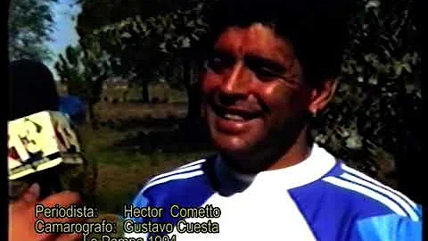 Maradona reportaje de Commetto