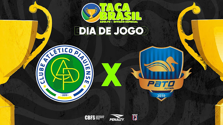 Taça Brasil Adulto Masc. Especial | Atlético Piauiense x Pato Futsal | 3ª Rodada | Ao Vivo