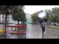 Осень Дождь Гомель Прогулка под дождем  ул Советская Walking in the rain city