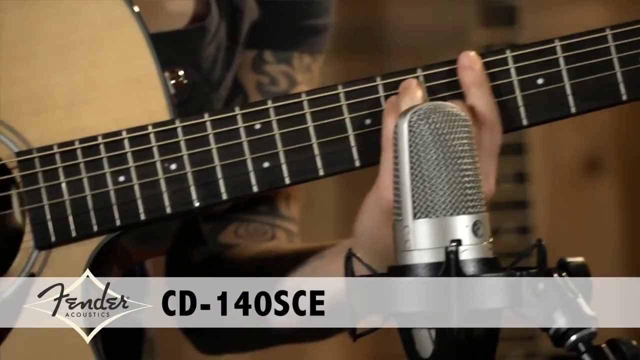 FENDER CD 140SCE электроакустическая гитара обзор в Музторг Украина