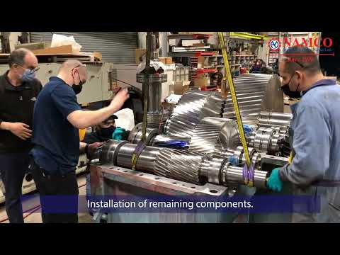 Gearbox #overhauling #Bluematch #Testing #Bearing #journalbearing #gasturbine #steamturbine