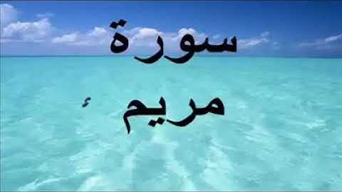 من أروع الأصوات المرهفة😌 ماشاء الله💗ماتيسّر من سورة#مريم بصوت#عبد_النّور_رحيم_الجزائري 🍂💚")