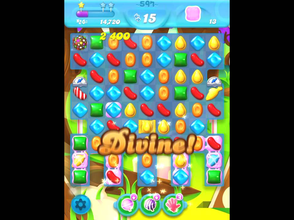 Candy Crush Soda Saga Lev 597 (캔디 크러쉬 소다 597) - YouTube