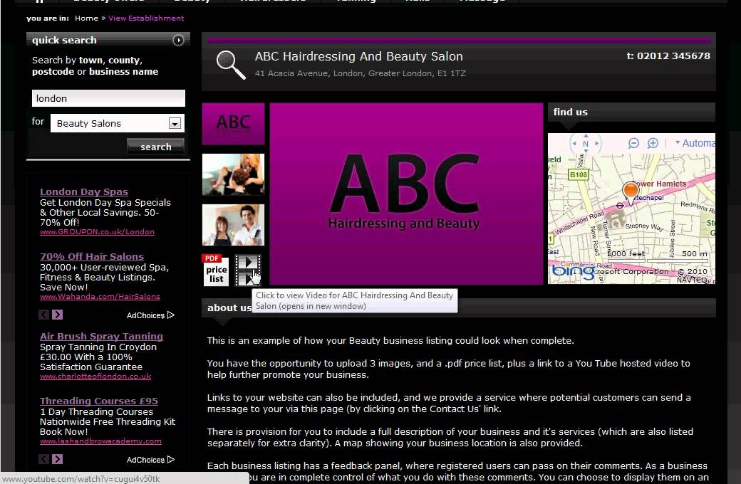 Beauty Salon Directory And Beauty Salons Directory UK Guide YouTube