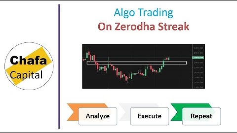 Algo Trading | #nifty  Short Strangle using #zerodha  #streak