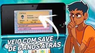 Tinha um save antigo no Pokémon X que comprei na OLX