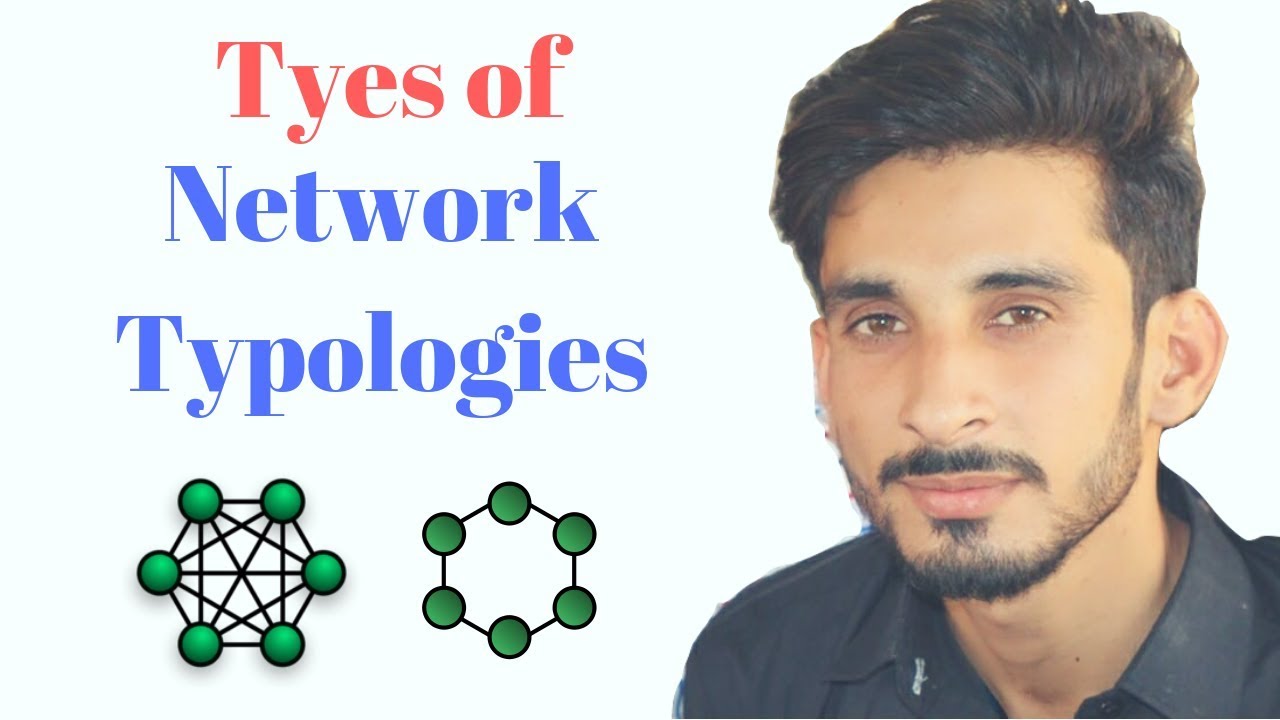 Network topology and its types (Bus,star,ring,mesh)-4 Hindi Urdu - YouTube