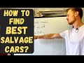 How to pick best salvage cars? 3 things you must know to start flipping salvage cars and make money!