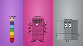 Ultimate - TEAM Numberblocks Band Re Take! (7-7B) VS (8-8B) VS (9-9B) Mashup - Performing Remix