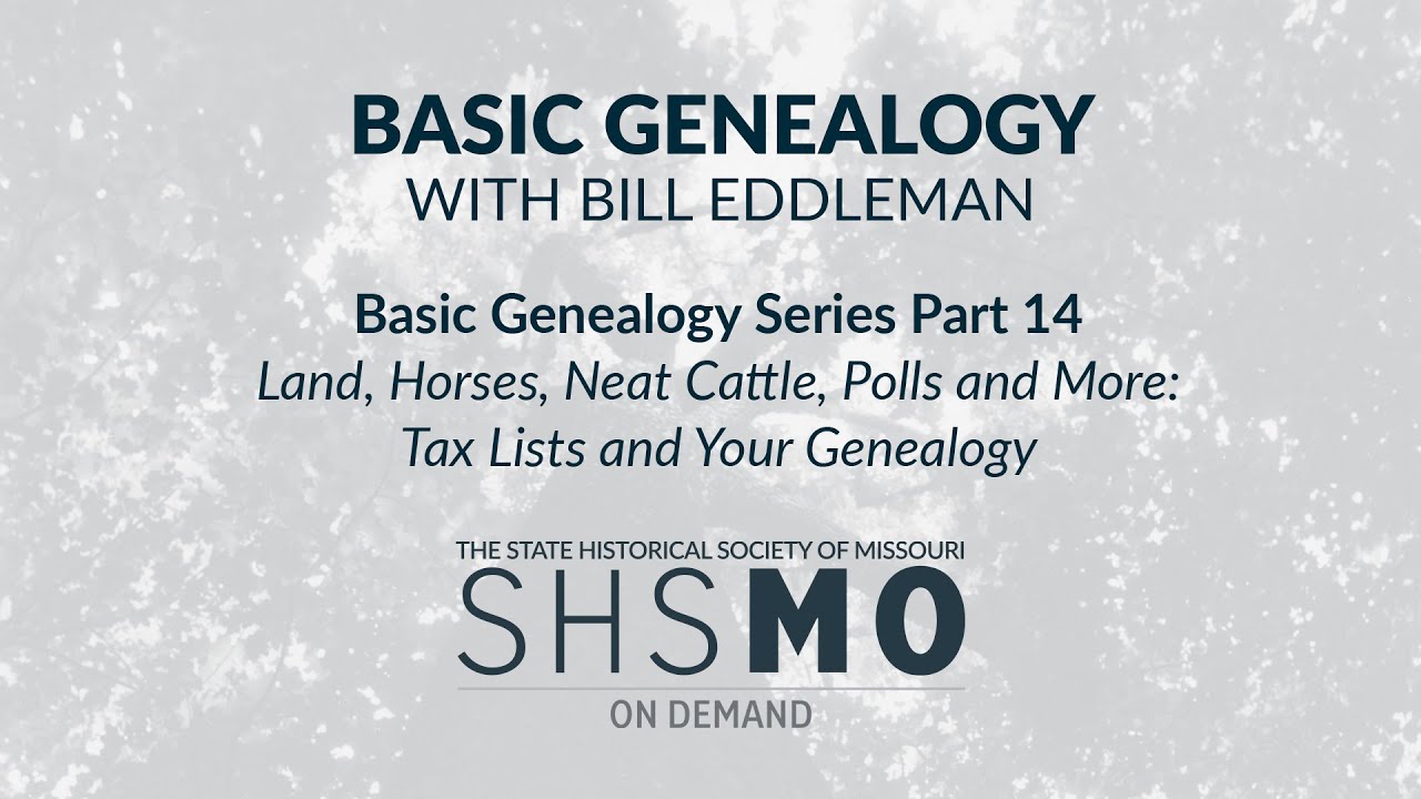 Basic genealogy part 14 land horses neat cattle polls and more tax