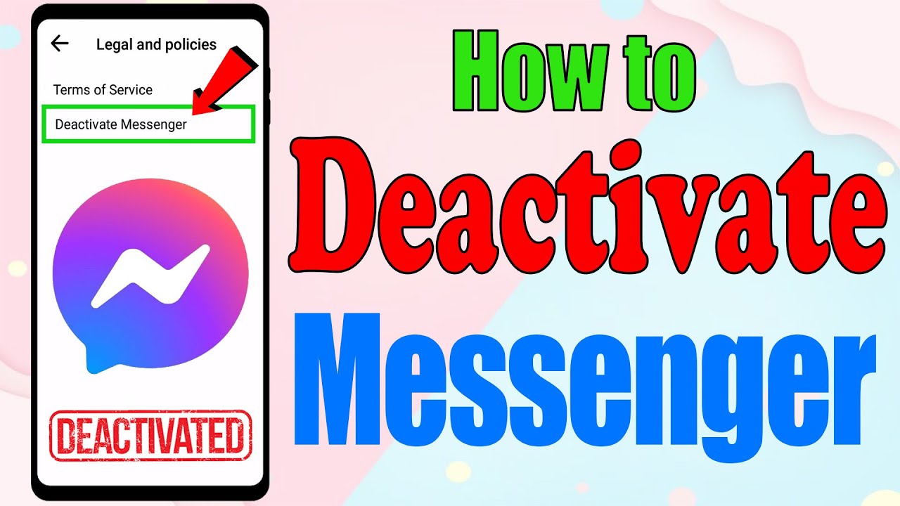Deactivate Messenger Account 2021 fb messenger deactivate 2021 Deactivate Facebook