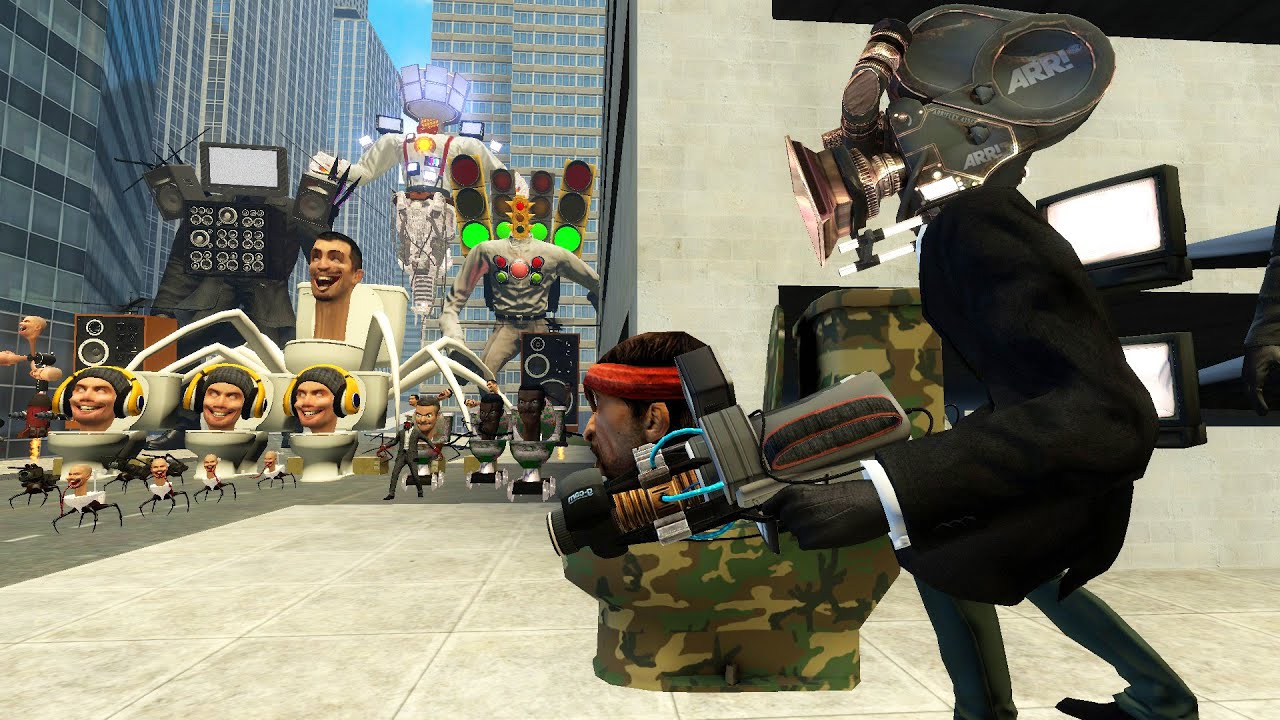 ALL NEW SIZE COMPARISON SKIBIDI TOILET VS TV MAN, TRAFFIC LIGHT MAN BOSS  NEW FIGHT! In Garry's Mod in 2023