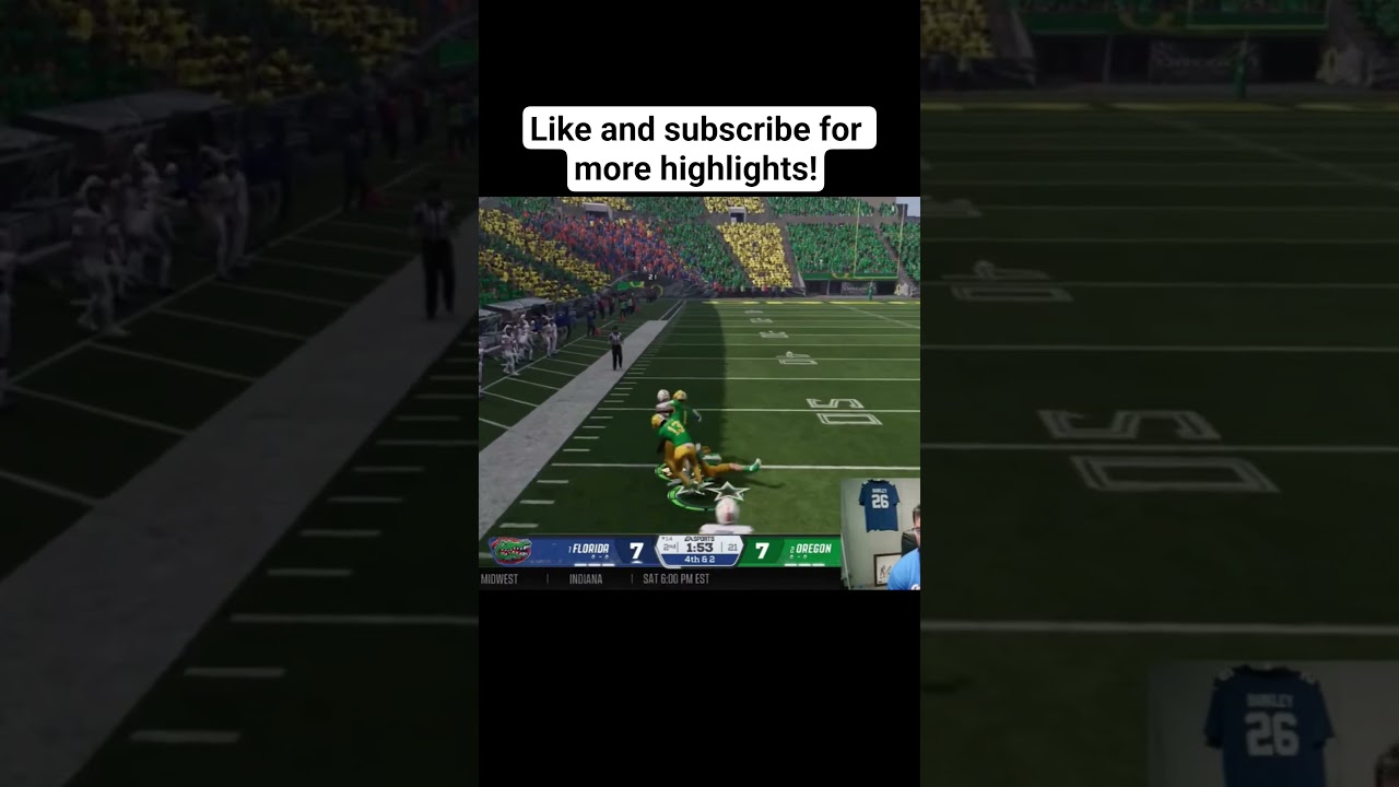 Мой раннинбек разрывает каждый захват ради безумного тачдауна! 