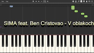 SIMA feat. Ben Cristovao - V oblakoch - Piano tutoriál