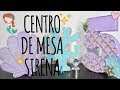 FIGURAS EN 3D CENTRO DE MESA TEMÁTICA SIRENA-🤗Karol