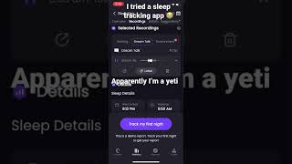 Sleep tracking app 😭 screenshot 4