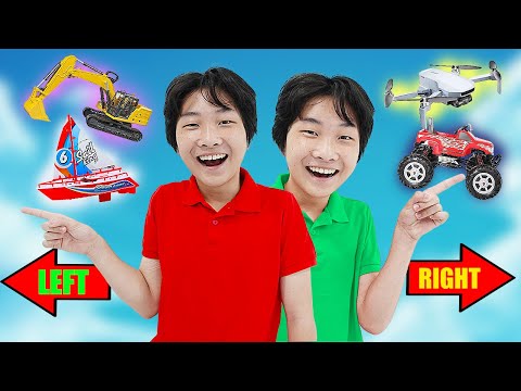 Yejun's Learn LEFT, RIGHT with Car Toys for Kids Video