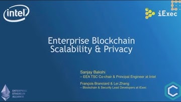 iExec and Intel present SGX Blockchain Collaboration @ Consensus 2018